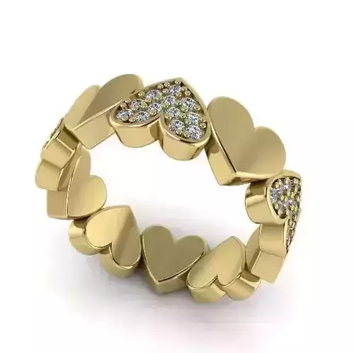 Heart ring Model 4027