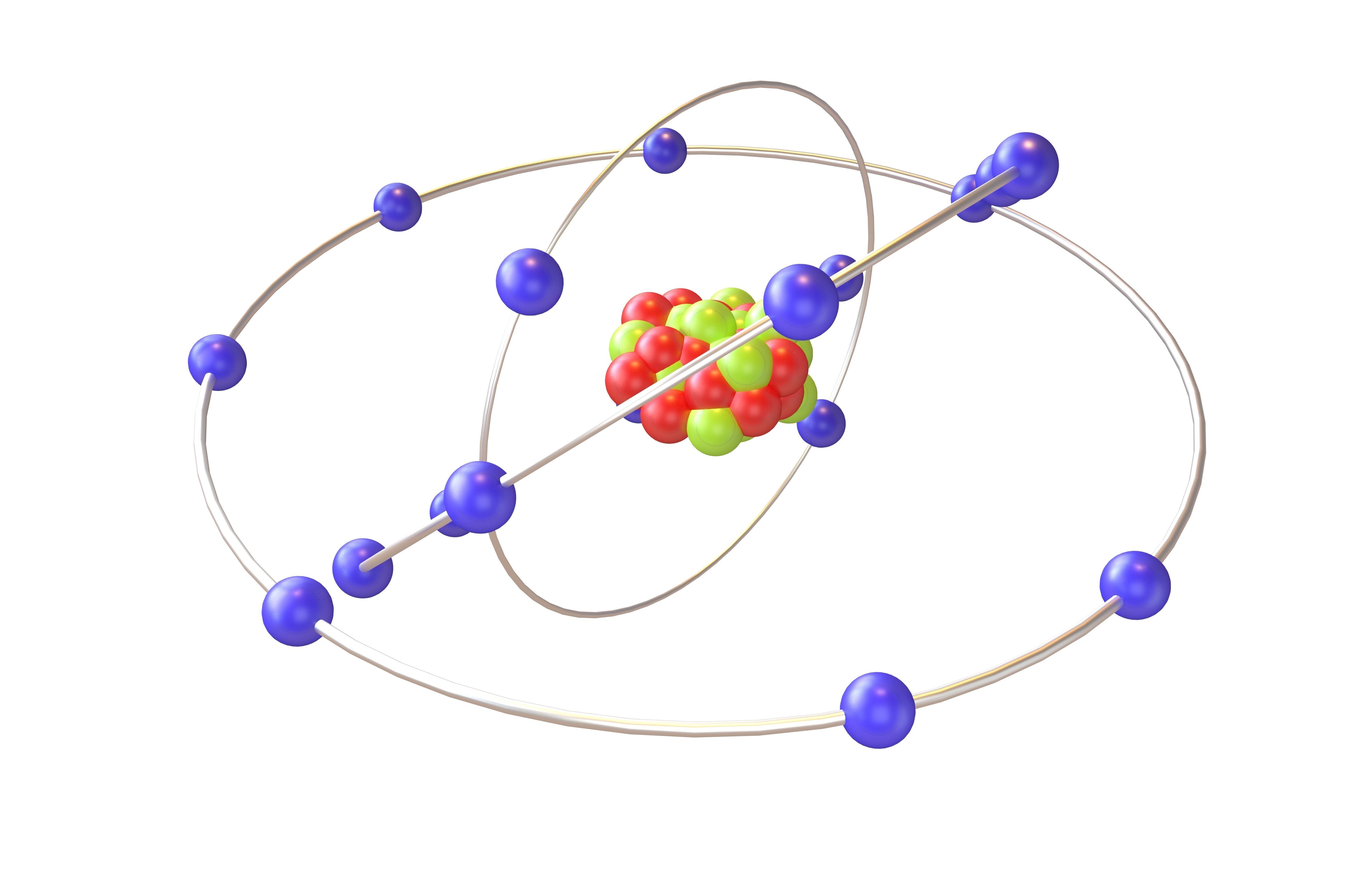 Chlorine Chemical Element v2 003 Low-poly 3D model_2