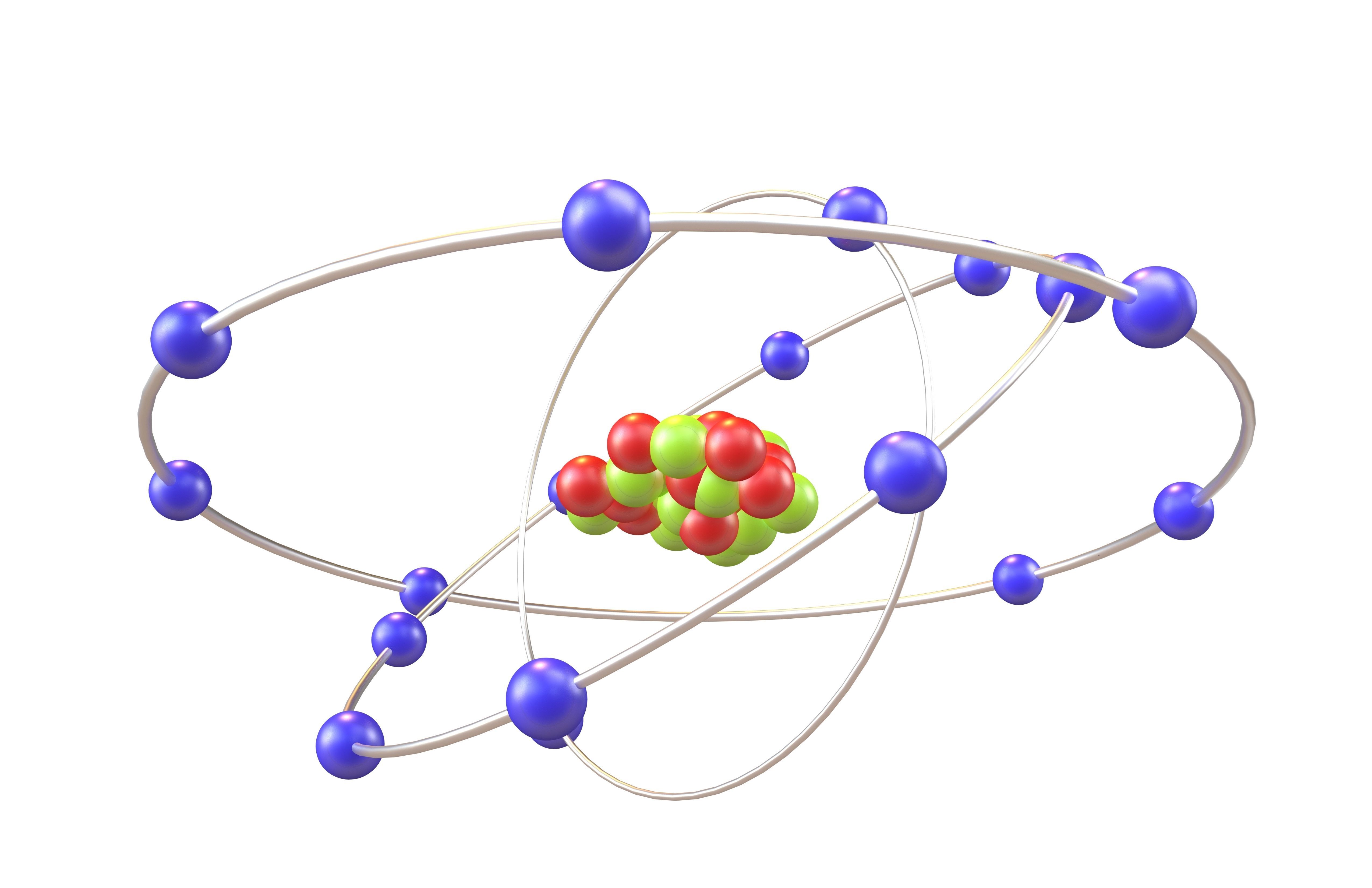 Chlorine Chemical Element v2 003 Low-poly 3D model_3