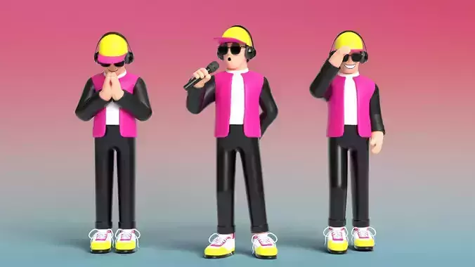 Minimal People Man Character 1003