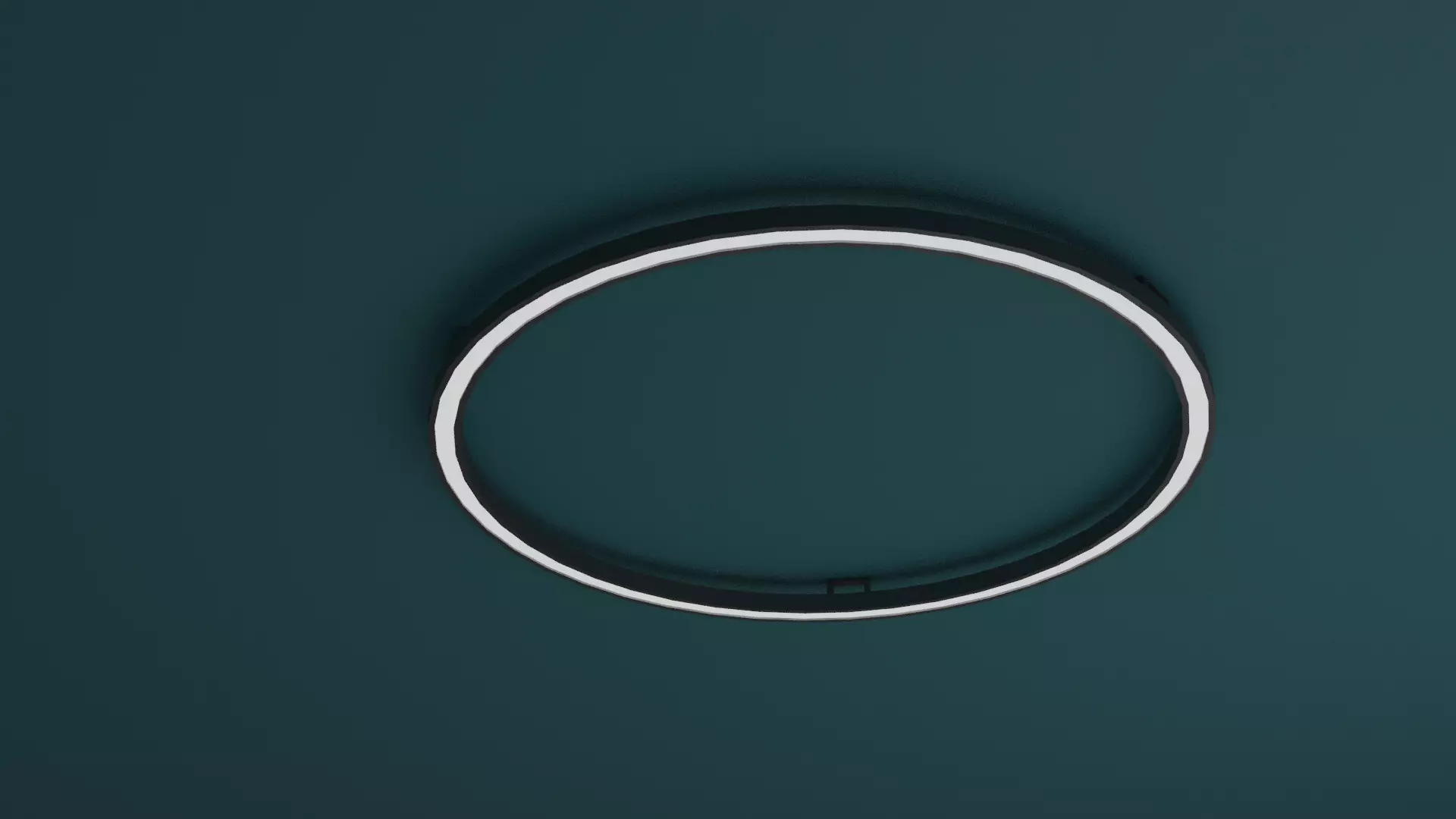 Circle Lamp Modern Low-poly 3D model_0