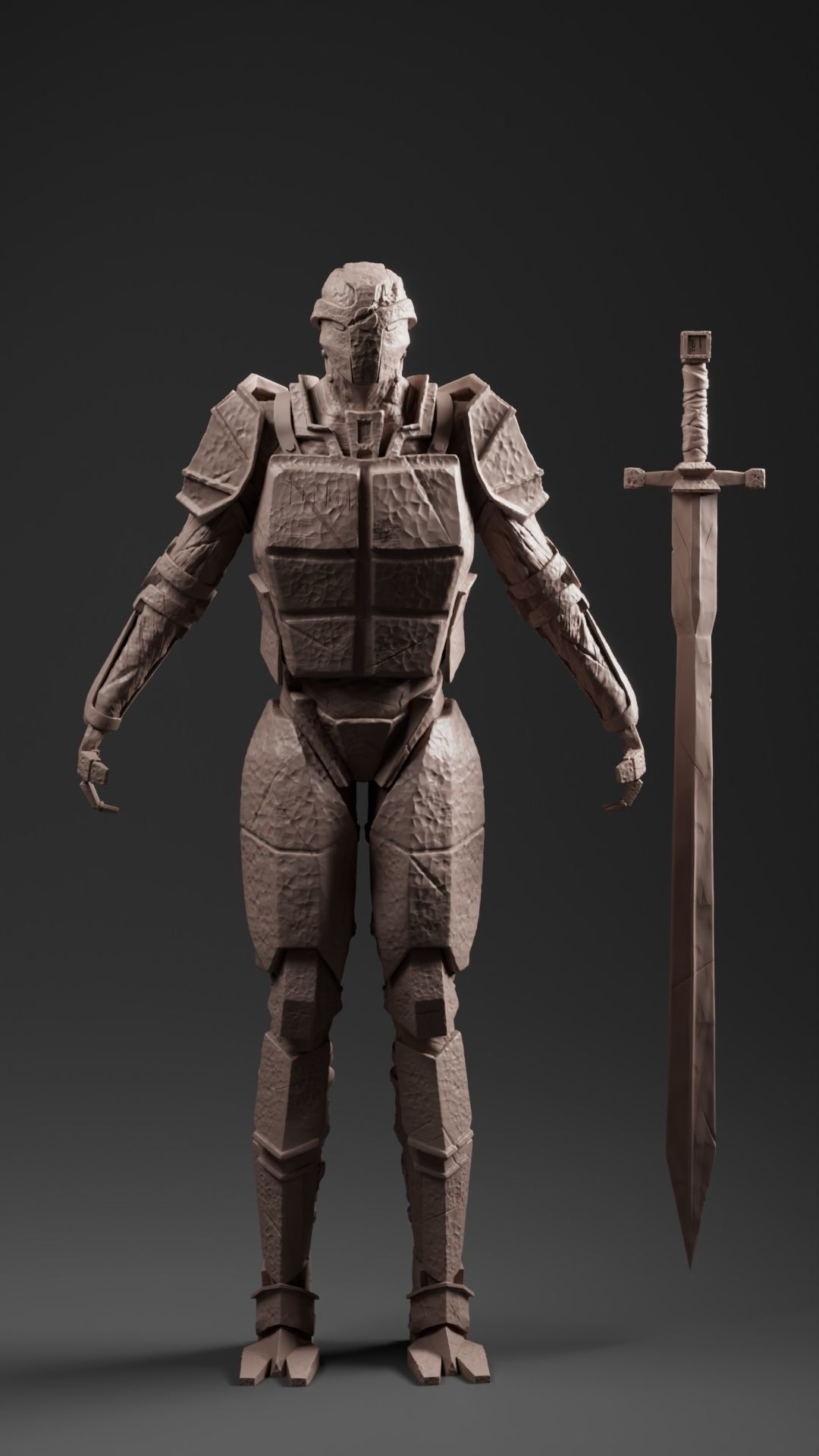 WarForged character 2 versions 3D model_1