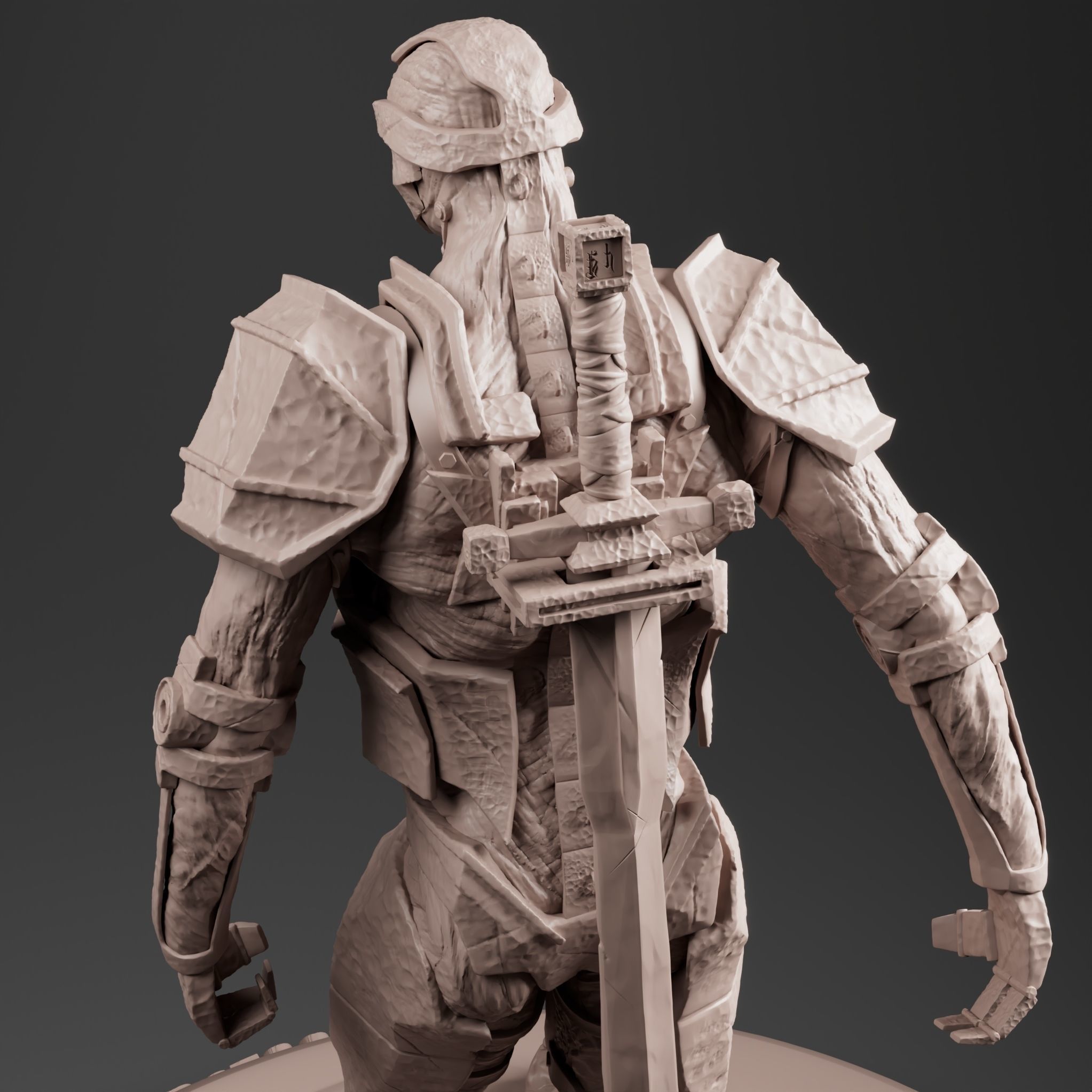 WarForged character 2 versions 3D model_16