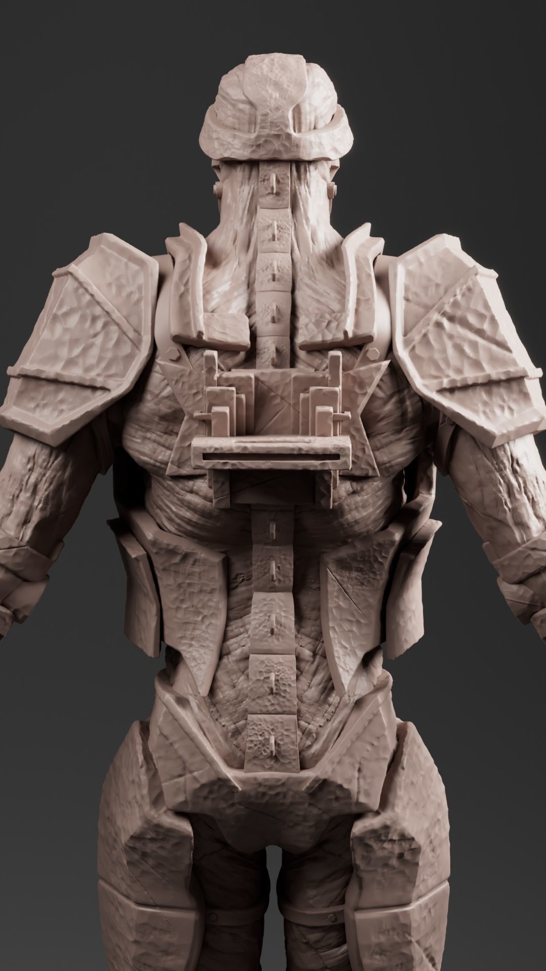 WarForged character 2 versions 3D model_8