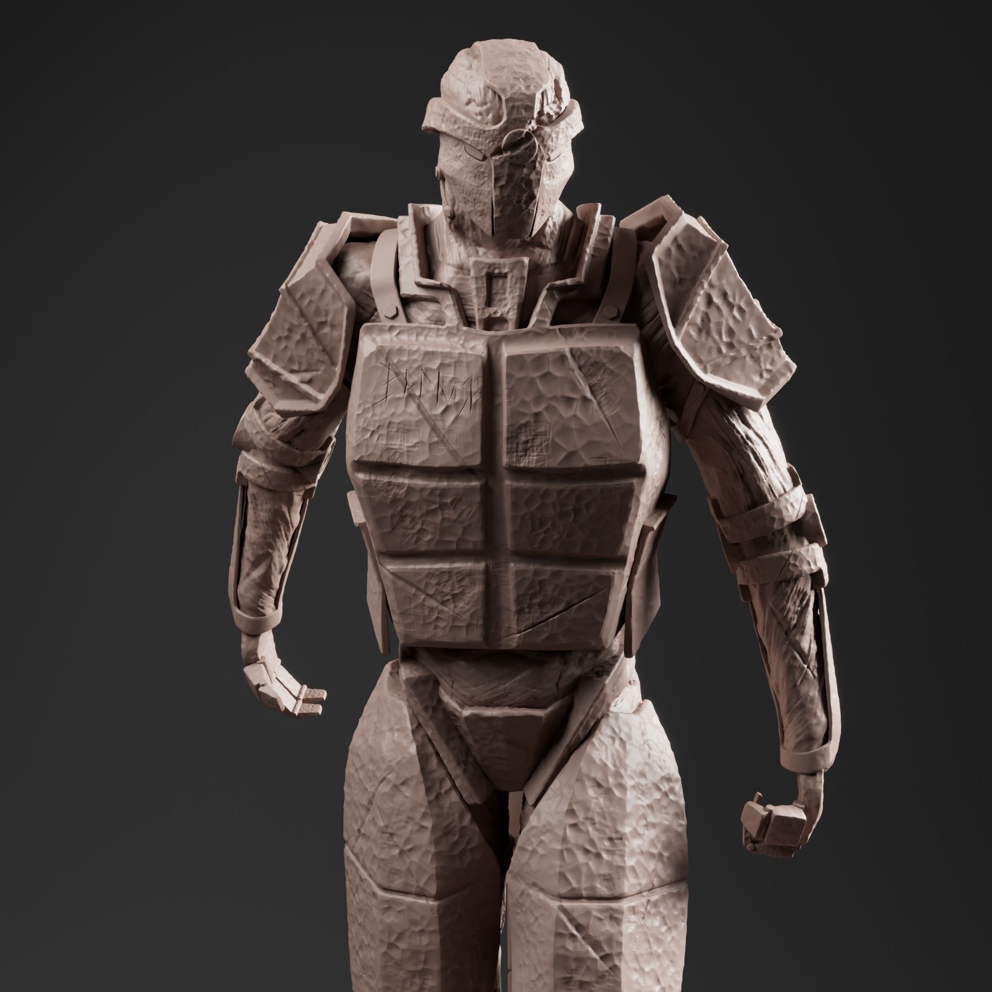 WarForged character 2 versions 3D model_13