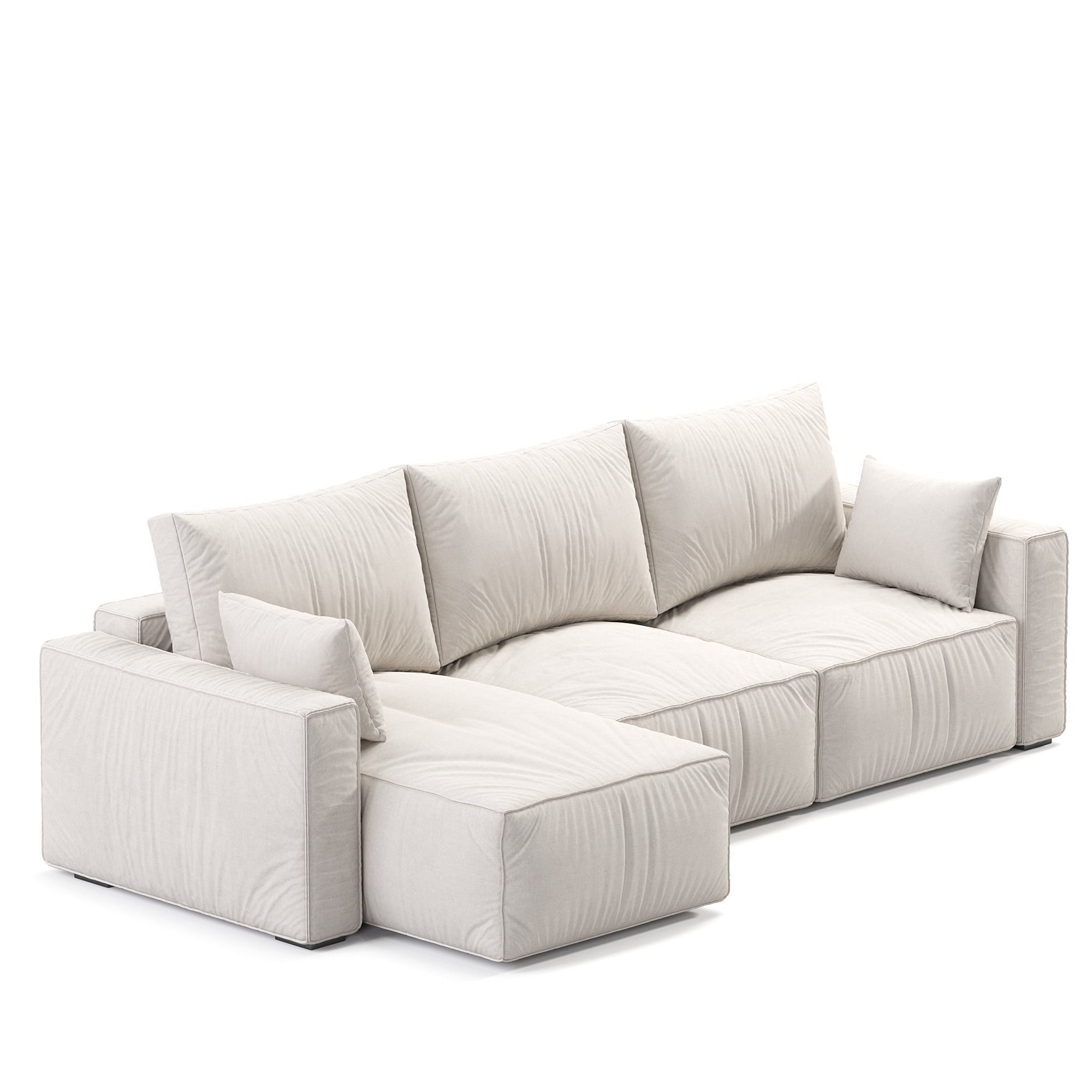   Corner Loft sofa 3D model_4