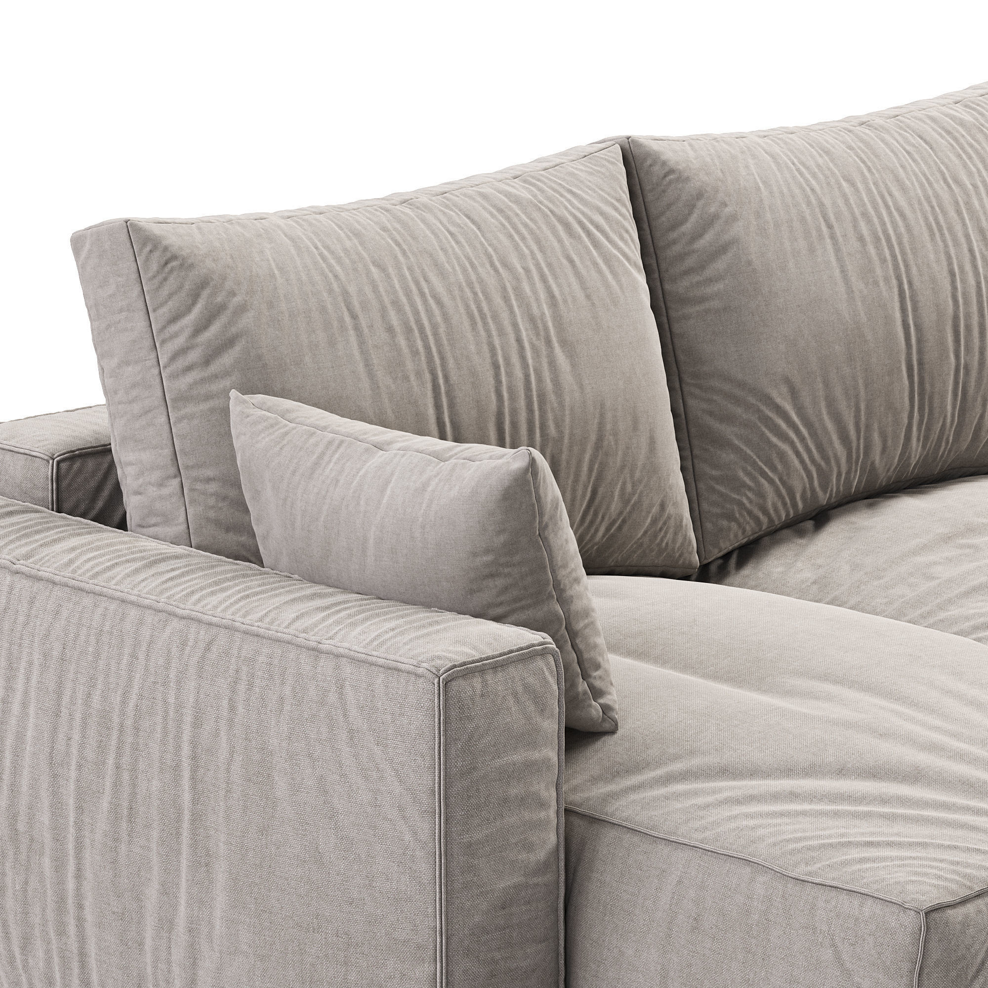   Corner Loft sofa 3D model_2