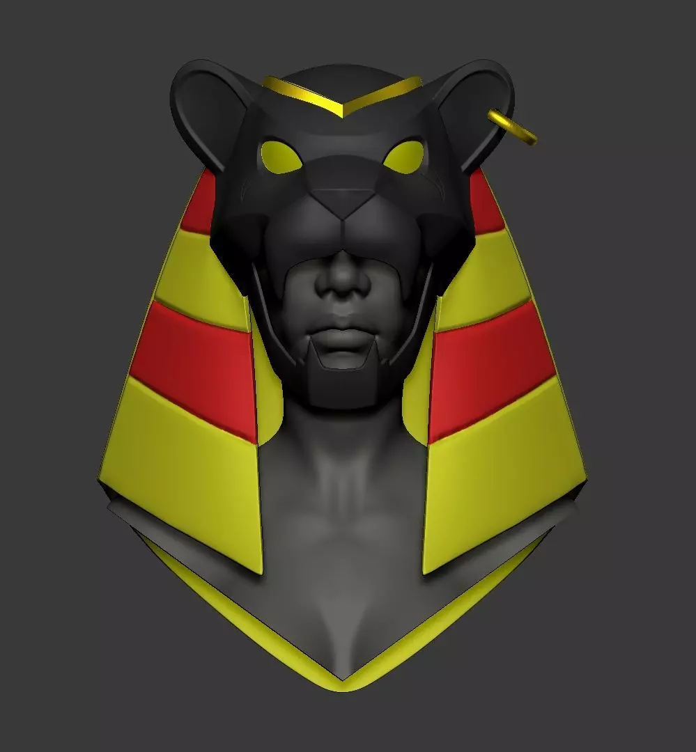 Mummies Alive- Nefertina Helmet 3D print model_0