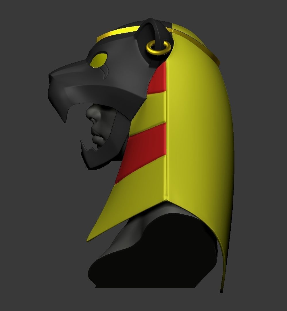 Mummies Alive- Nefertina Helmet 3D print model_1