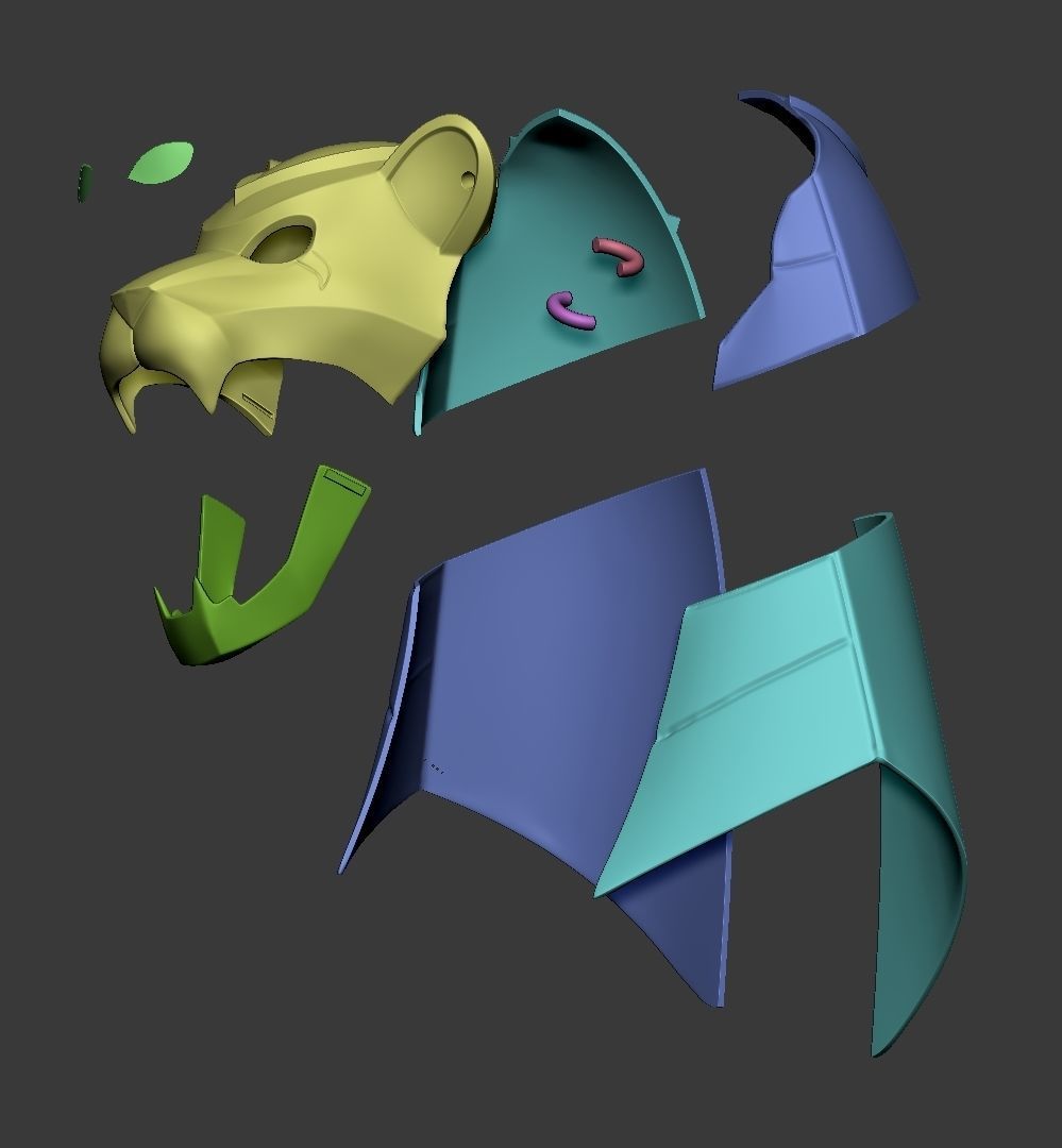 Mummies Alive- Nefertina Helmet 3D print model_5