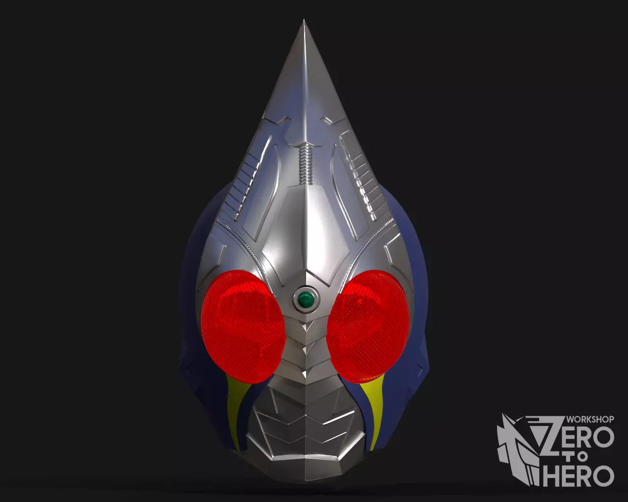 Kamen Rider Blade Helmet 3D print model_0