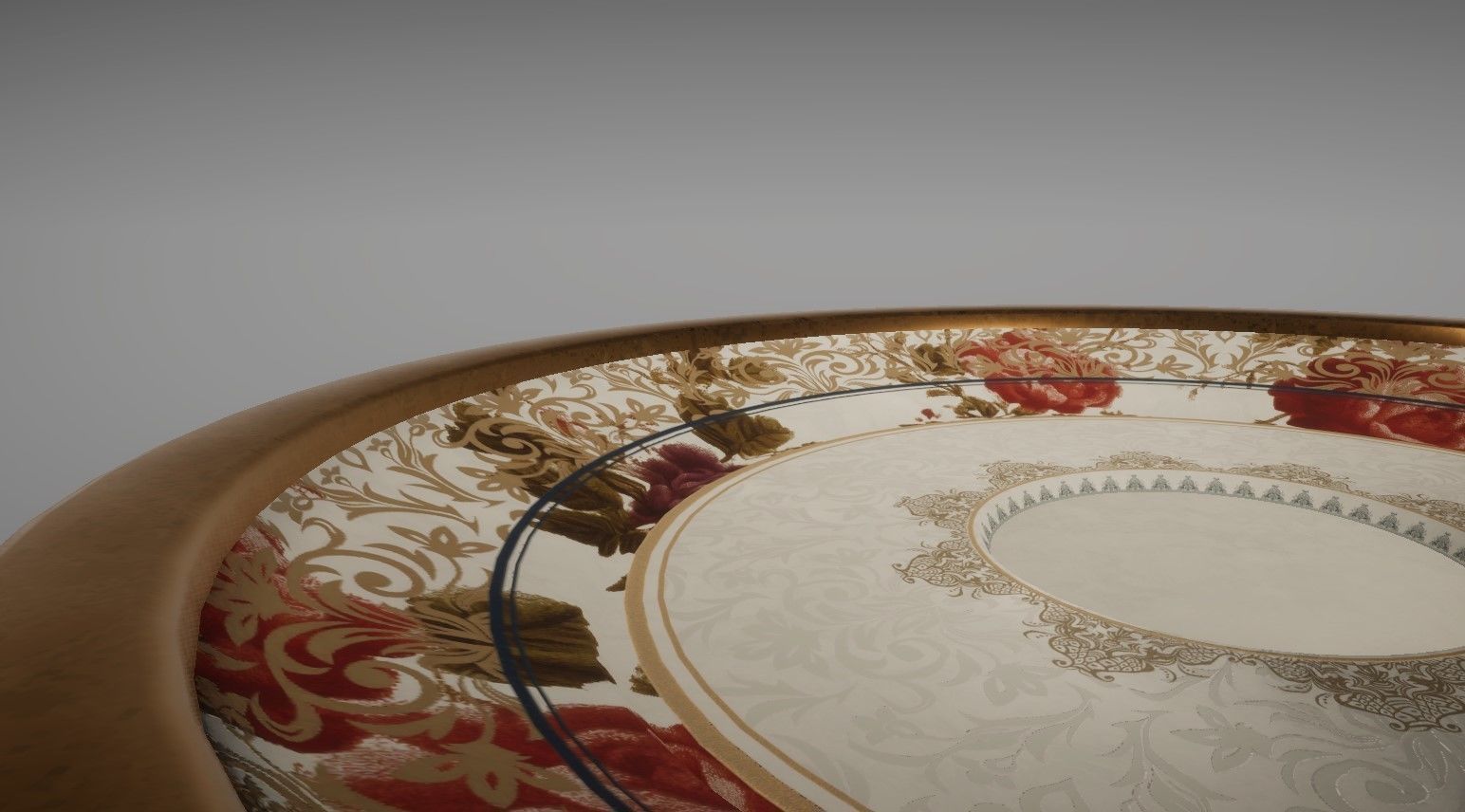 Vintage Tea Set - 4K PBR Low-poly 3D model_3