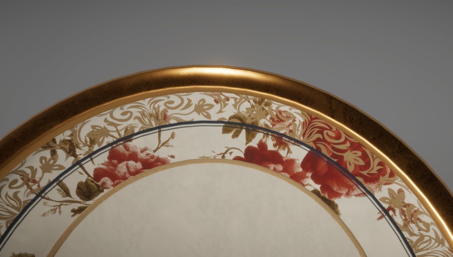 Vintage Tea Set - 4K PBR Low-poly 3D model_2