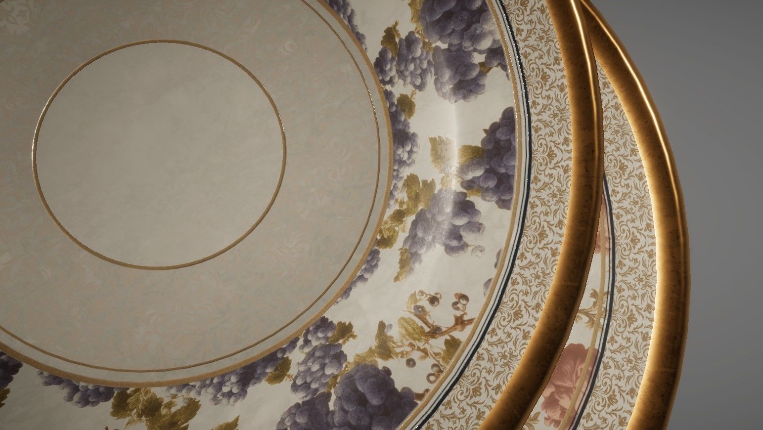 Vintage Tea Set - 4K PBR Low-poly 3D model_5