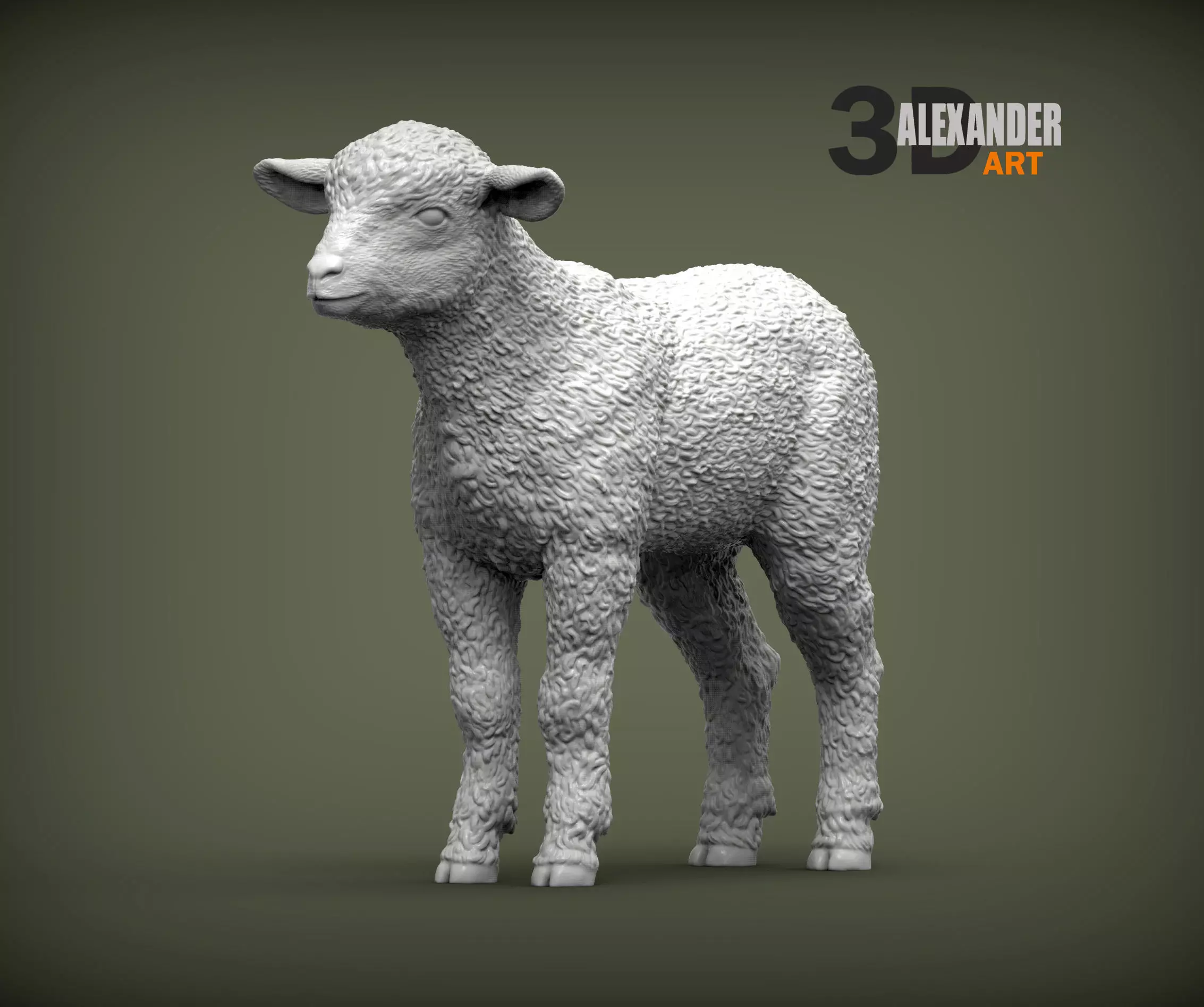 Lamb 3D print model 3D print model_0