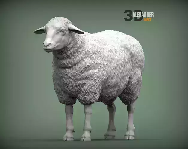 Sheep 3D print model 3D print model