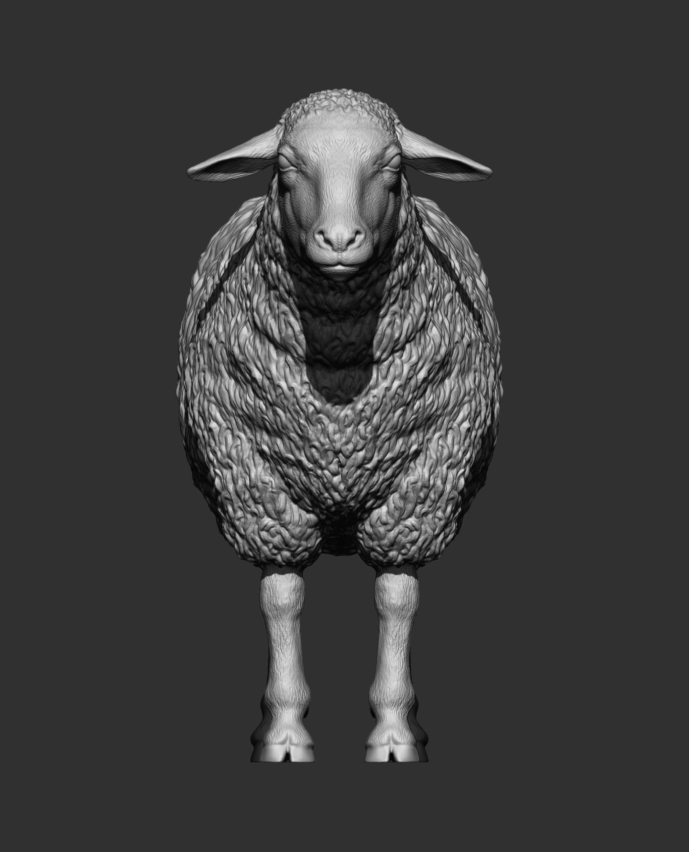 Sheep 3D print model 3D print model_9