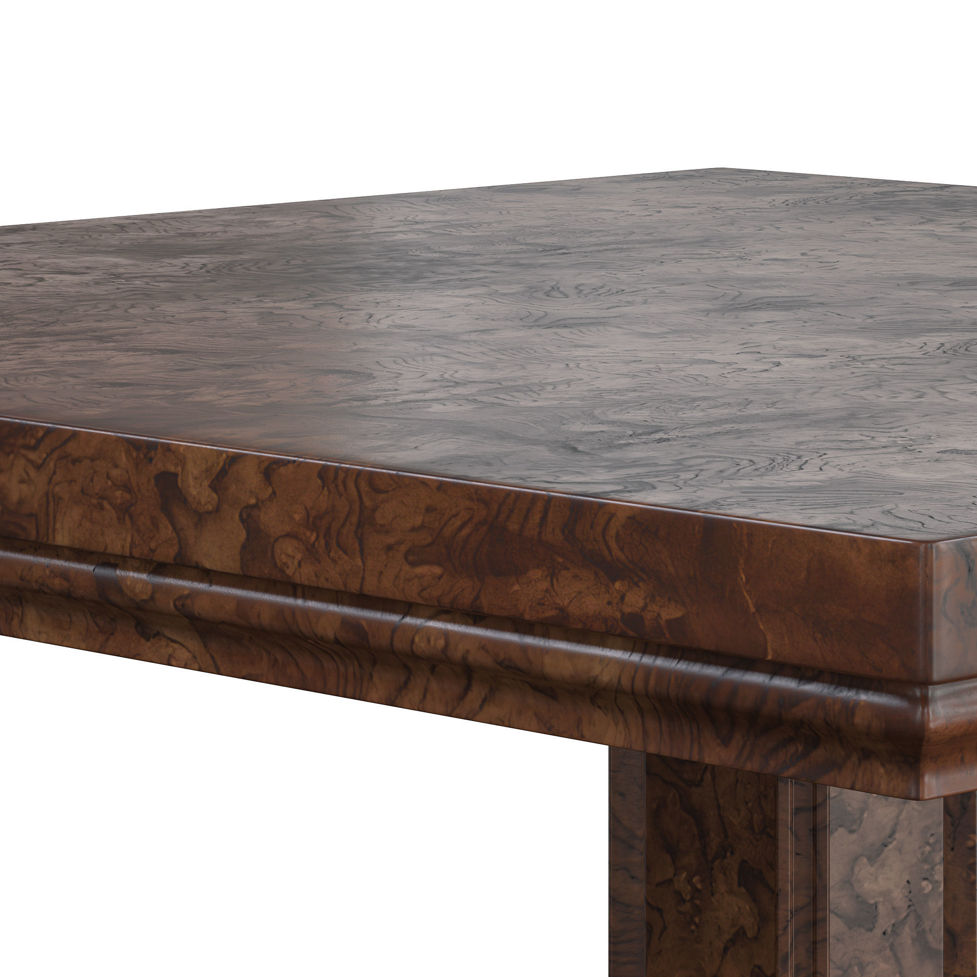REGENCY PEDESTAL TABLE by bakerfurniture 3D model_1