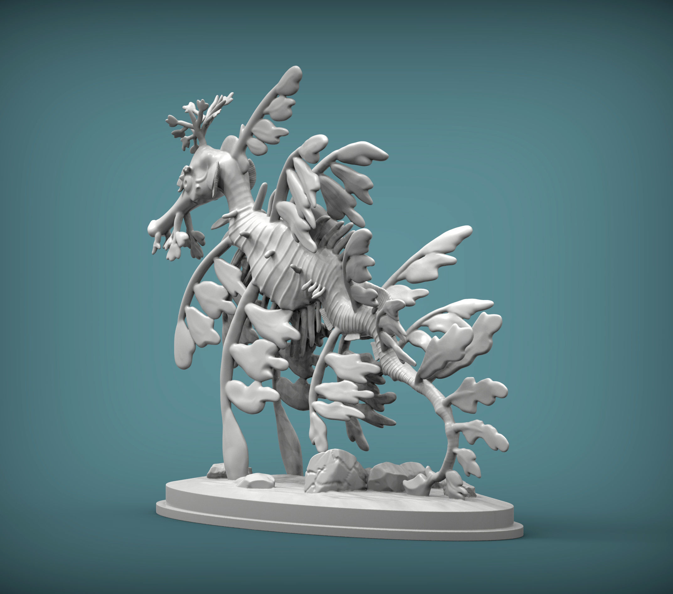 Sea Dragon 3D print model_8