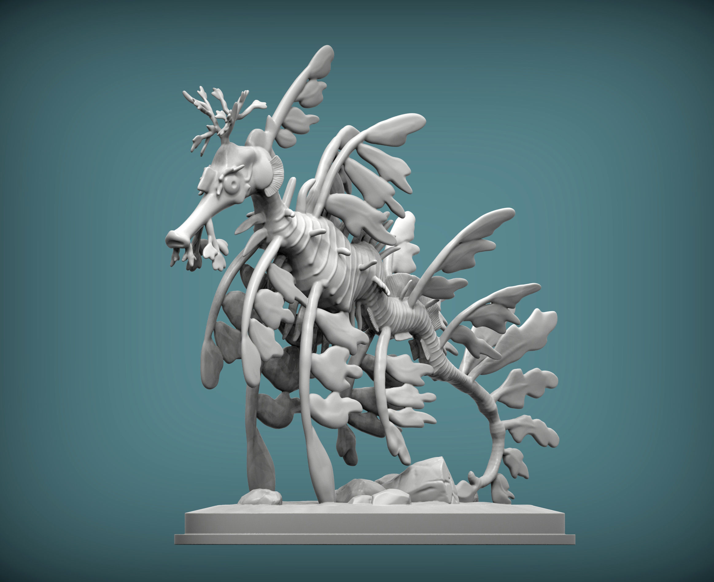 Sea Dragon 3D print model_9