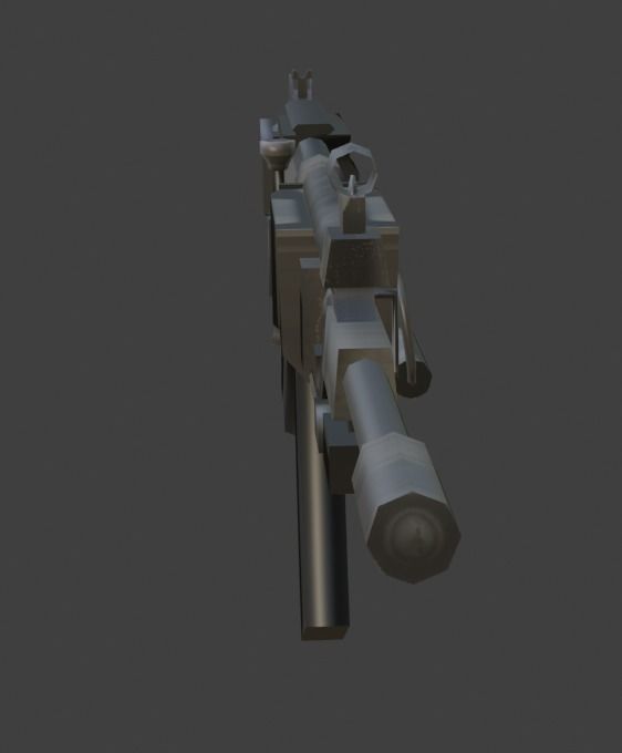 weapon galil Low-poly 3D model_1