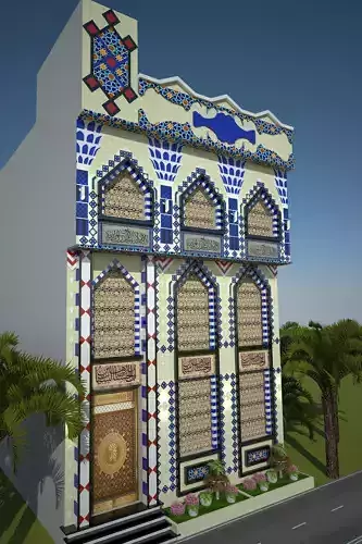 Masjid Elevation Islamic 151