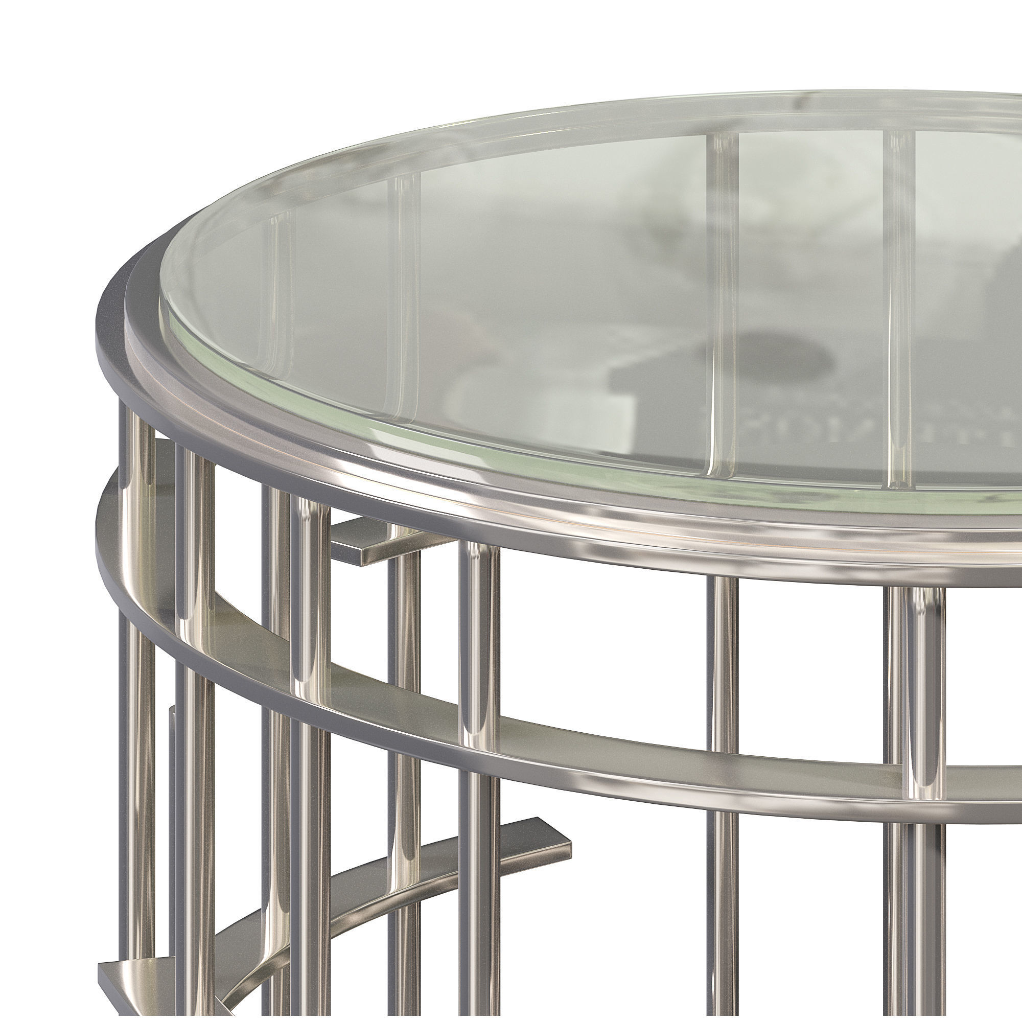 TIC TAC DRINK TABLE by bakerfurniture 3D model_1