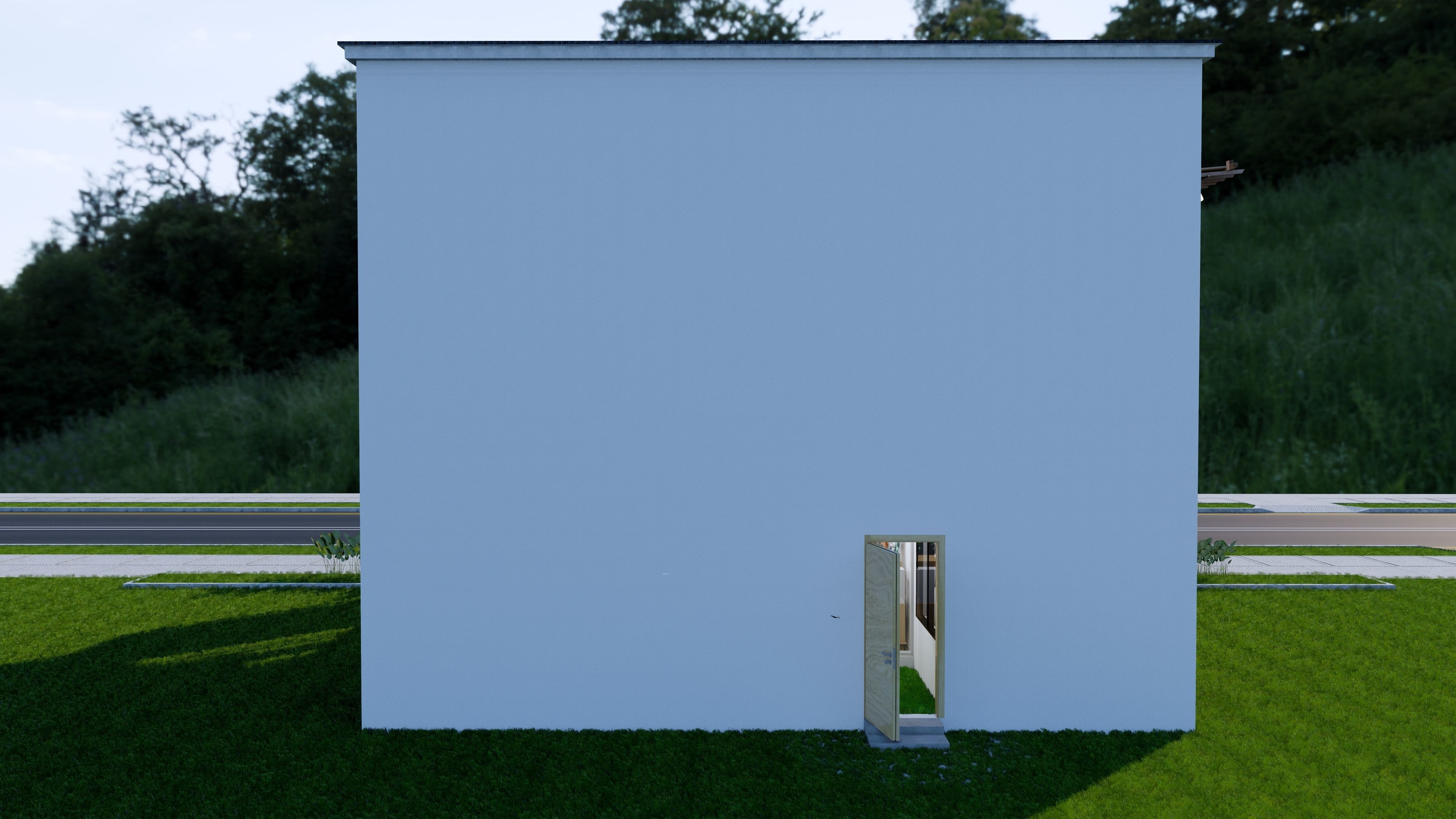 2 Floor House Design Bohemian Style Full Interior 3D model_18