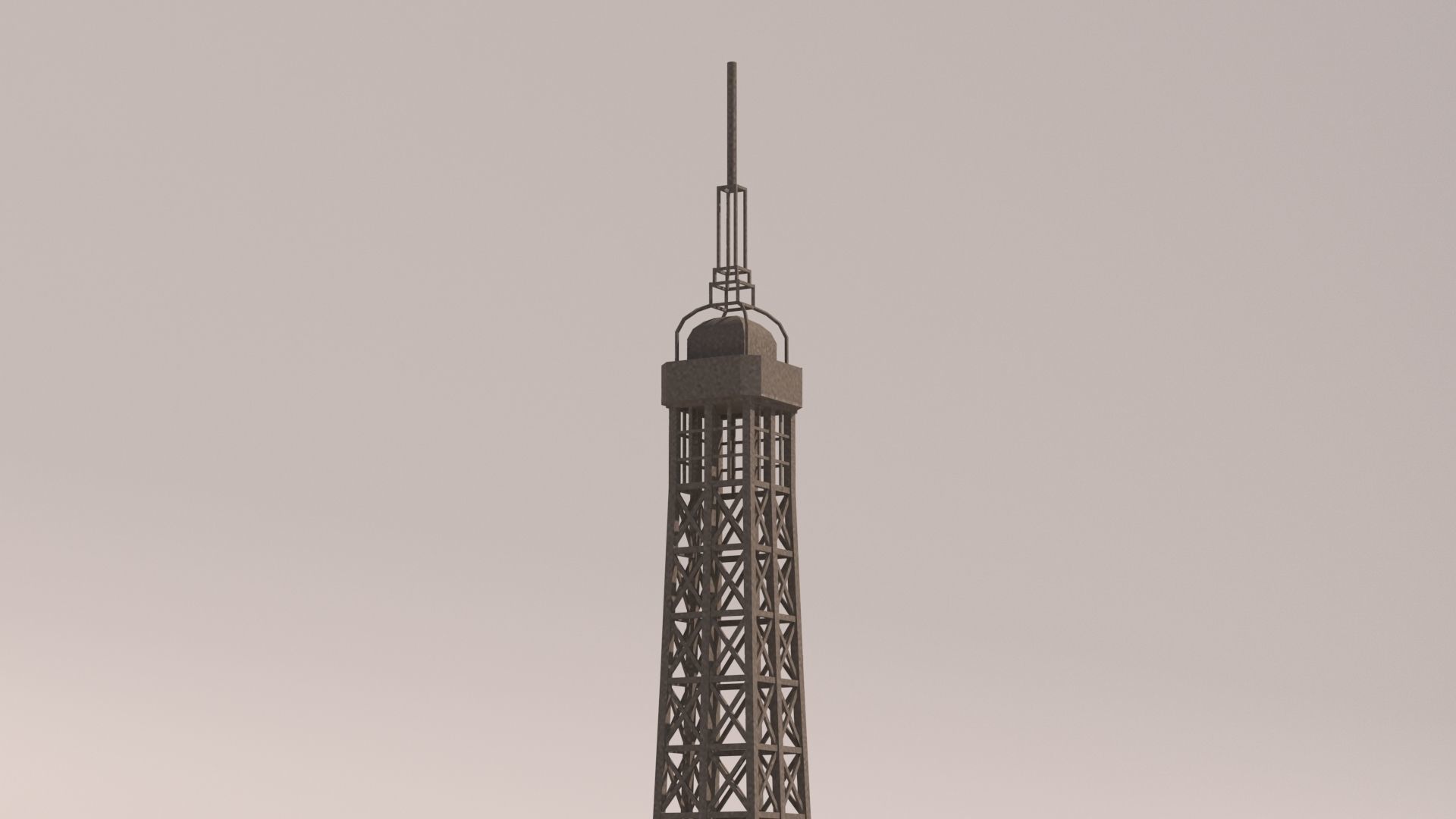 Eiffel Tower day and night 3D model_6