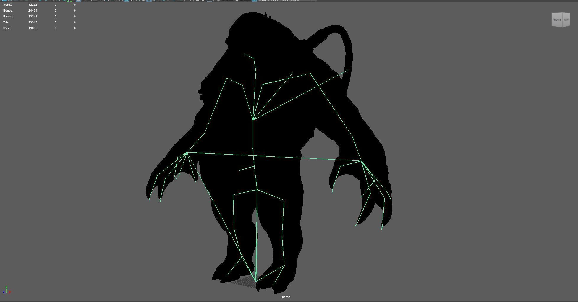 Biochemical Monster 06 Low-poly 3D model_21