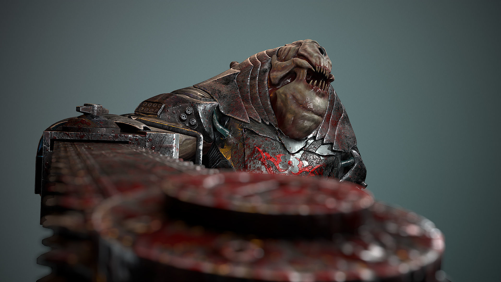 Biochemical Monster 06 Low-poly 3D model_17