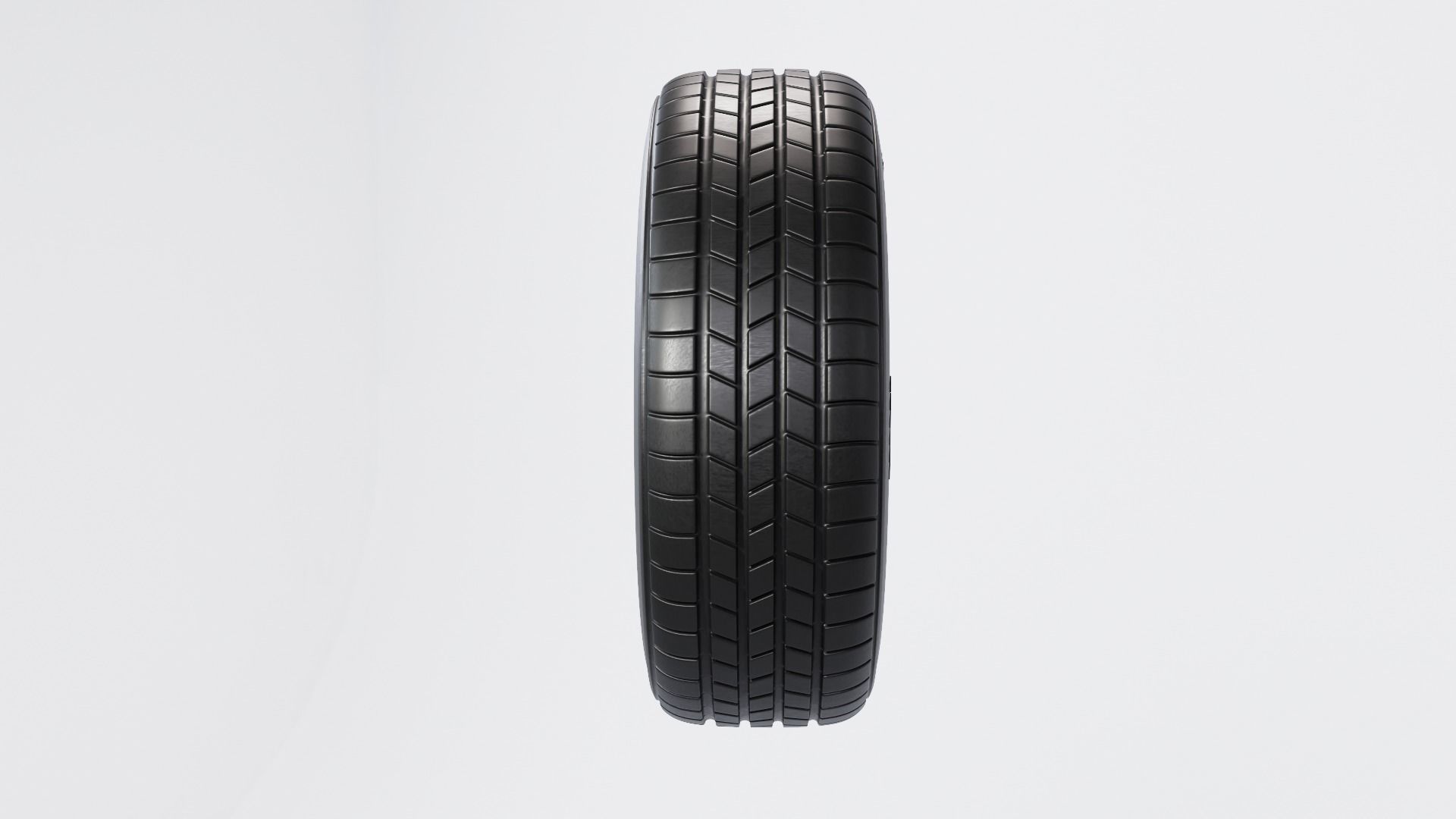 Tire all-season 205 R17 95T 3D model_2