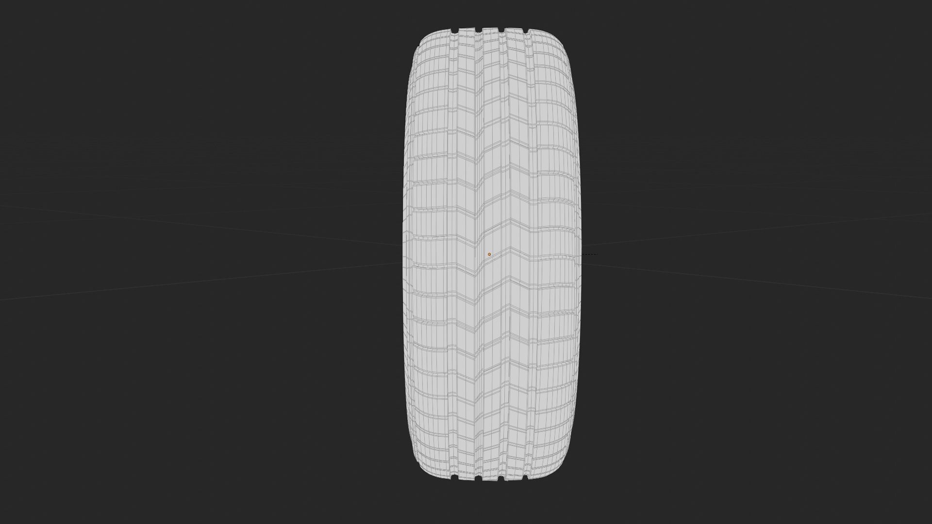 Tire all-season 205 R17 95T 3D model_8