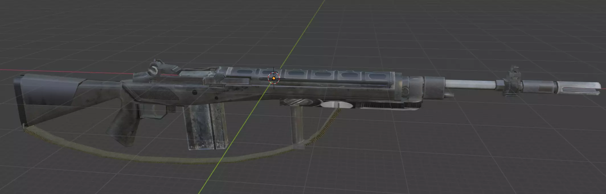 weapon m14 Low-poly 3D model