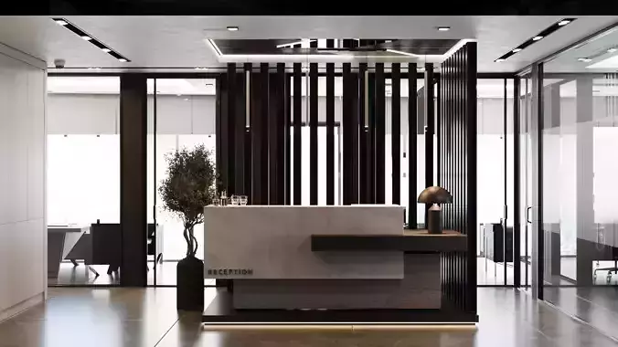 Modern Office 2 Interior 