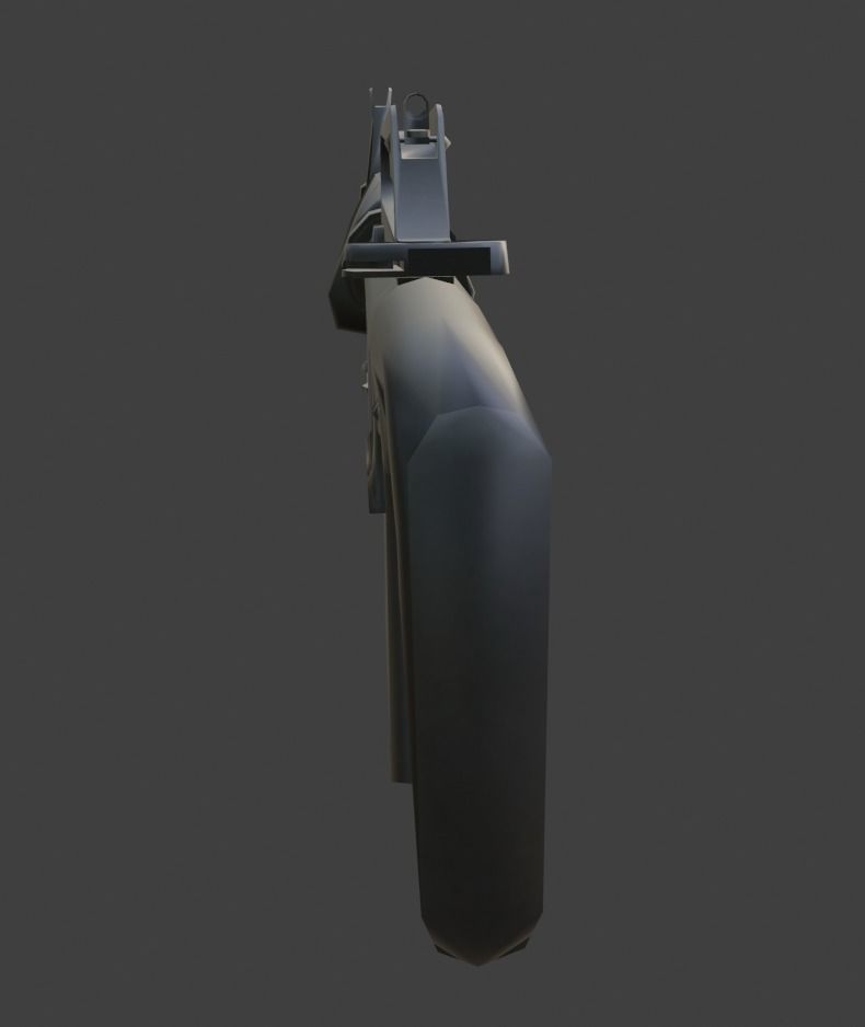 weapon m16a1 Low-poly 3D model_3