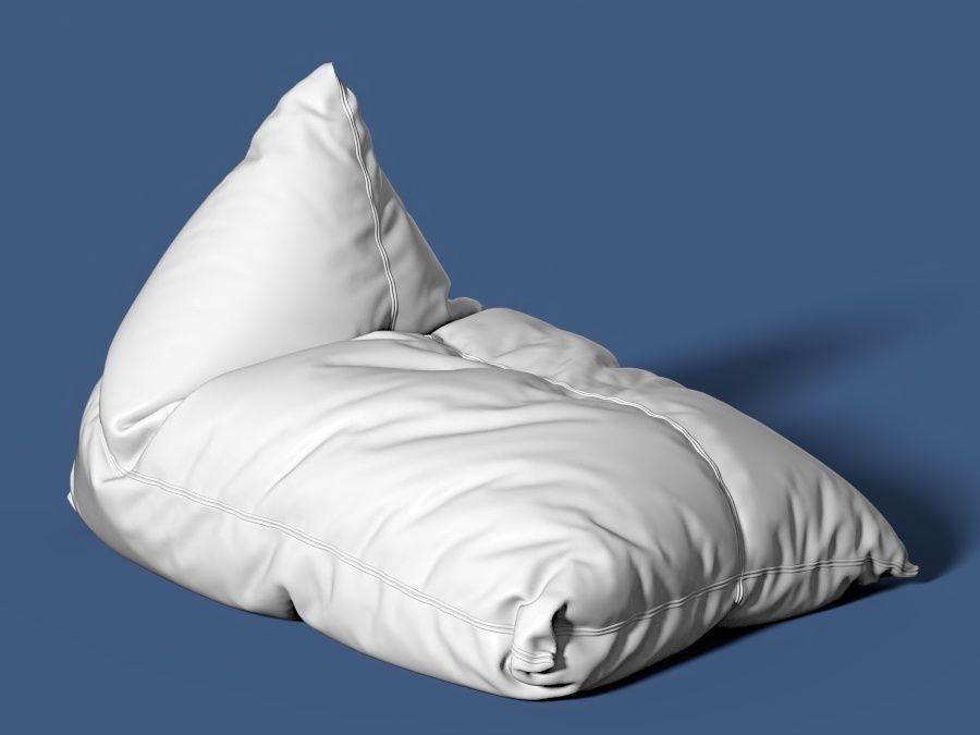 Bean bag 08-2 3D model_2