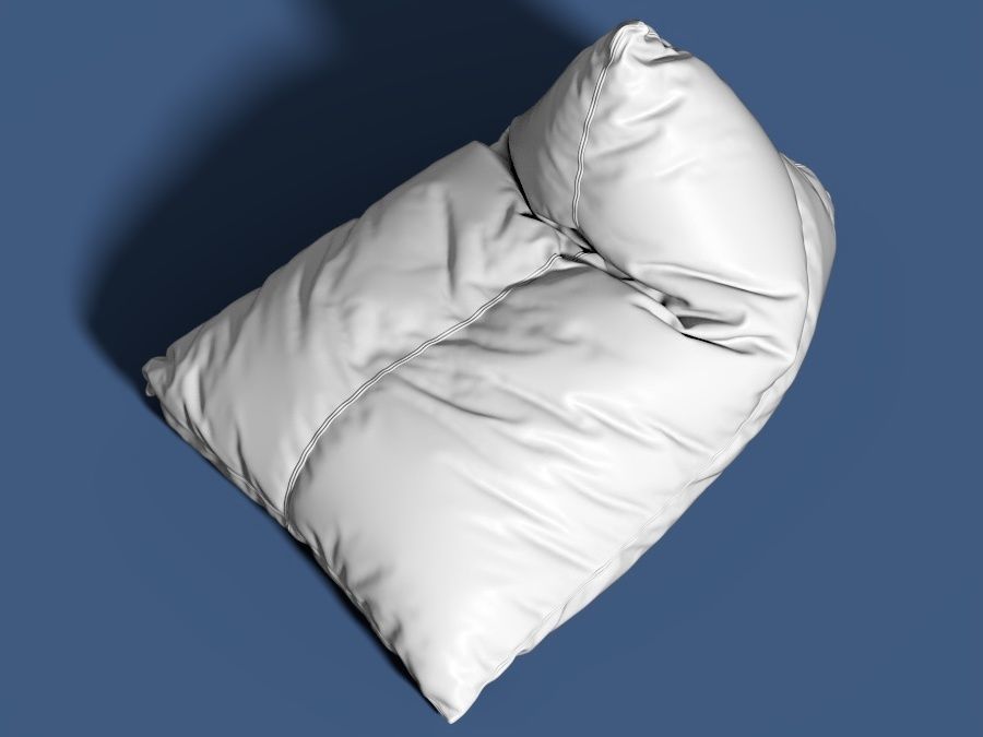 Bean bag 08-2 3D model_8