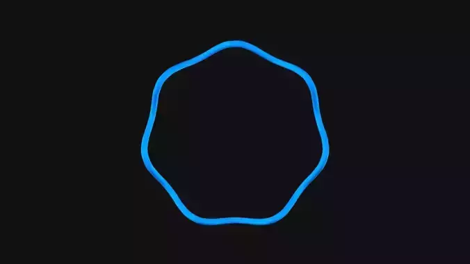 Torus Knot 1 Low-poly 3D model