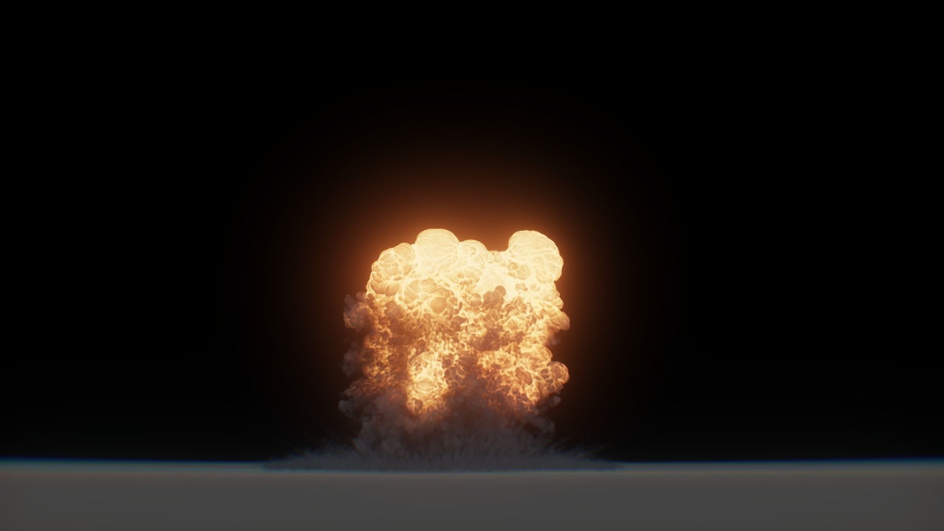 3D Model Nuclear Explosion based on Trinity Test in Oppenheimer 3D model_32