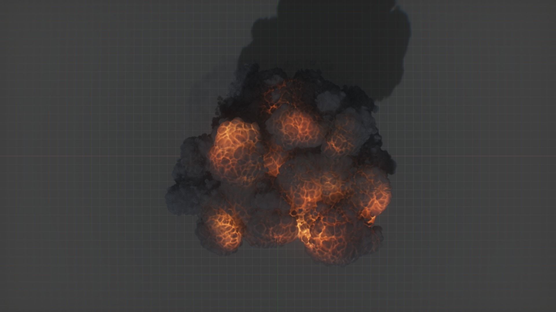 3D Model Nuclear Explosion based on Trinity Test in Oppenheimer 3D model_10