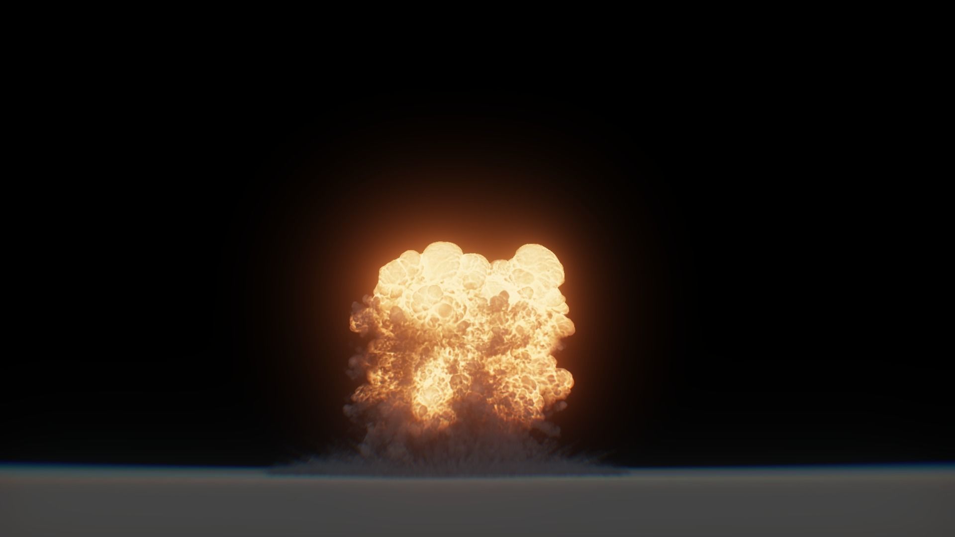 3D Model Nuclear Explosion based on Trinity Test in Oppenheimer 3D model_50