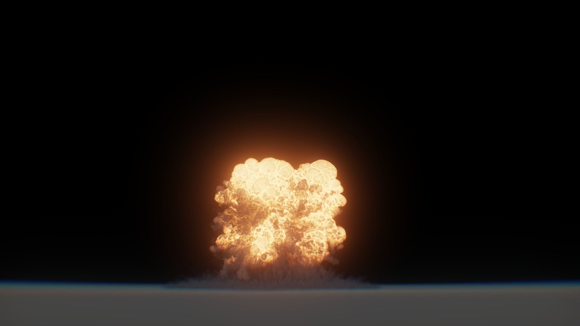 3D Model Nuclear Explosion based on Trinity Test in Oppenheimer 3D model_52