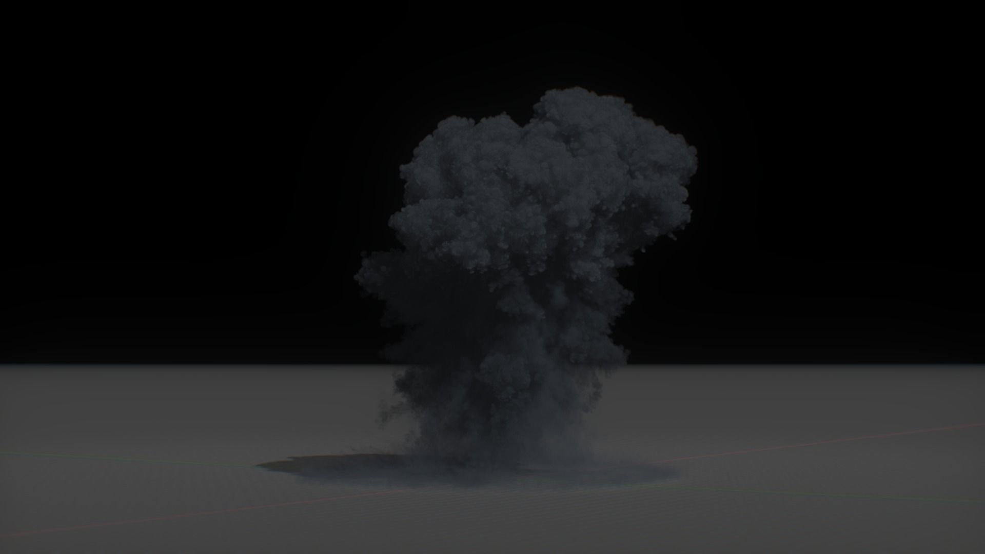 3D Model Nuclear Explosion based on Trinity Test in Oppenheimer 3D model_6