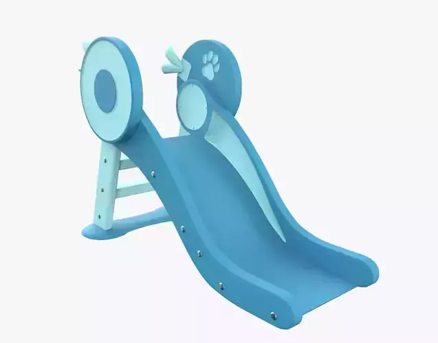 Kid Park Slide Park Equipment Interior Blue