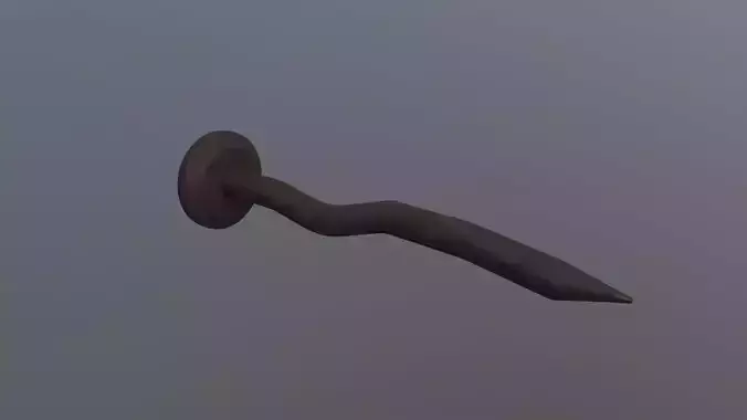 Rusty Nail 3D Model