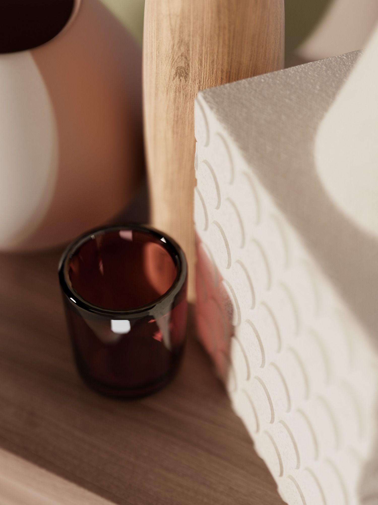 Pitcher with Vases 3D model_1