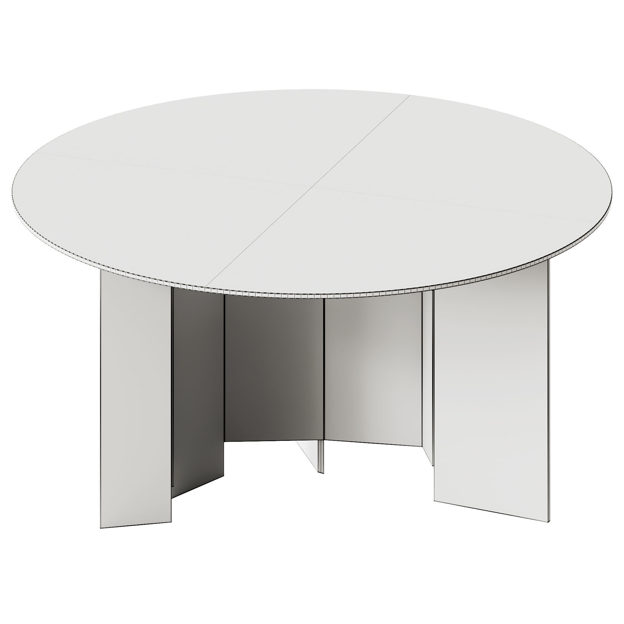 Tonelli Design METROPOLIS Round dining table 3D model_4