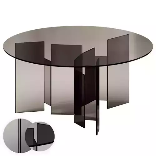 Tonelli Design METROPOLIS Round dining table 3D model