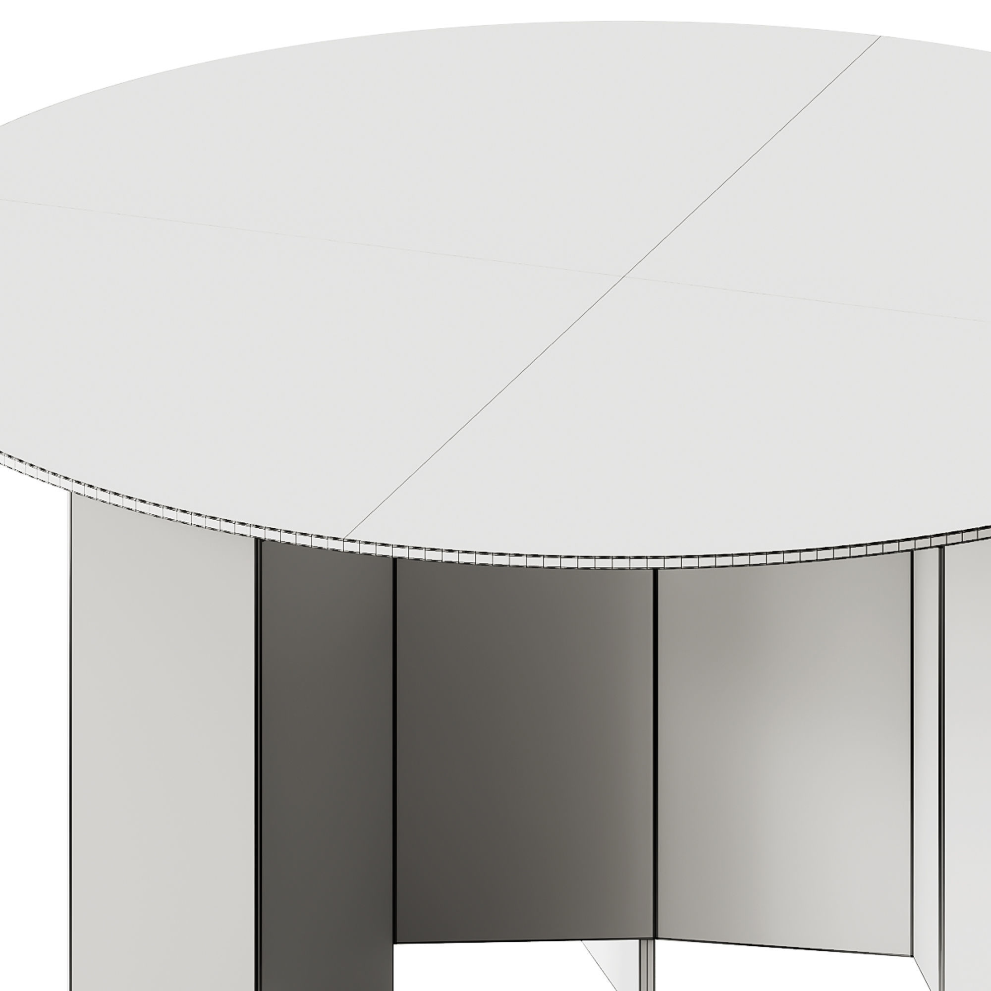 Tonelli Design METROPOLIS Round dining table 3D model_5